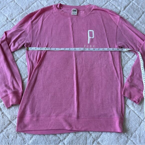 Victoria's Secret PINK | Coral Oversized Crewneck Sweater | Size Medium - Picture 7 of 8
